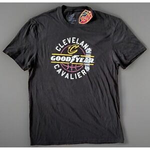 New Cleveland Cavaliers Team Exclusive T-shirt Black NBA Logo Medium NWT JBHS